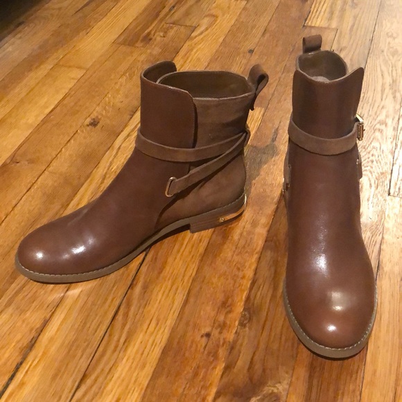 Leather and Suede Michael Kors Booties - Picture 2 of 5